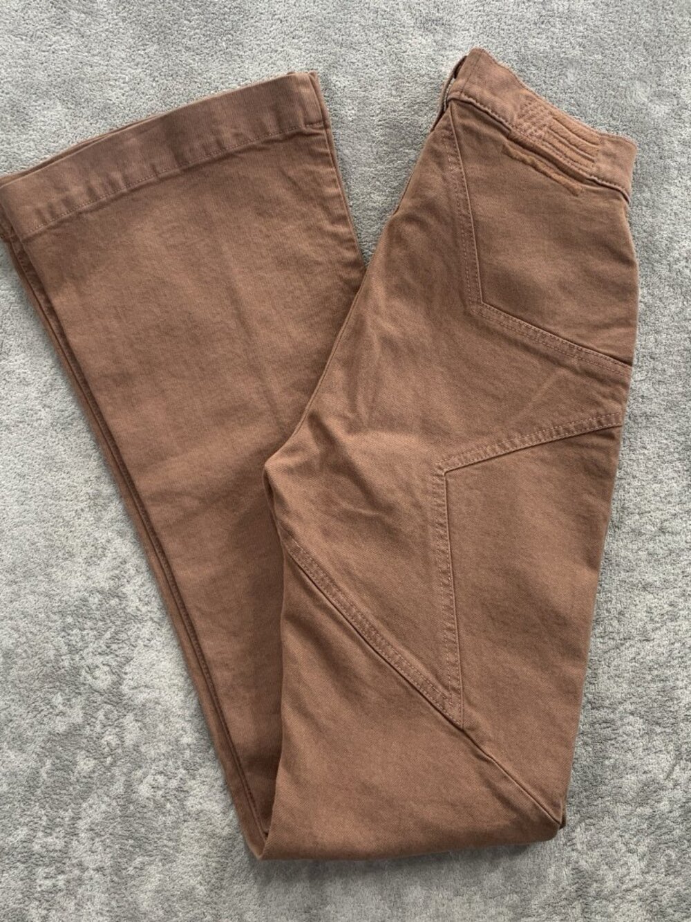 Revice Venus Star Flare Jeans Size 27 High Rise Bell Bottom 70’s Retro Y2K Brown